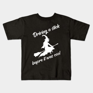 Driving a stick before it was cool Kids T-Shirt